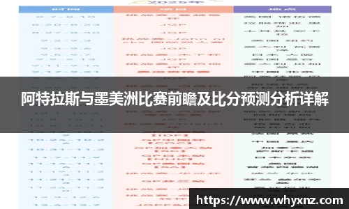 阿特拉斯与墨美洲比赛前瞻及比分预测分析详解